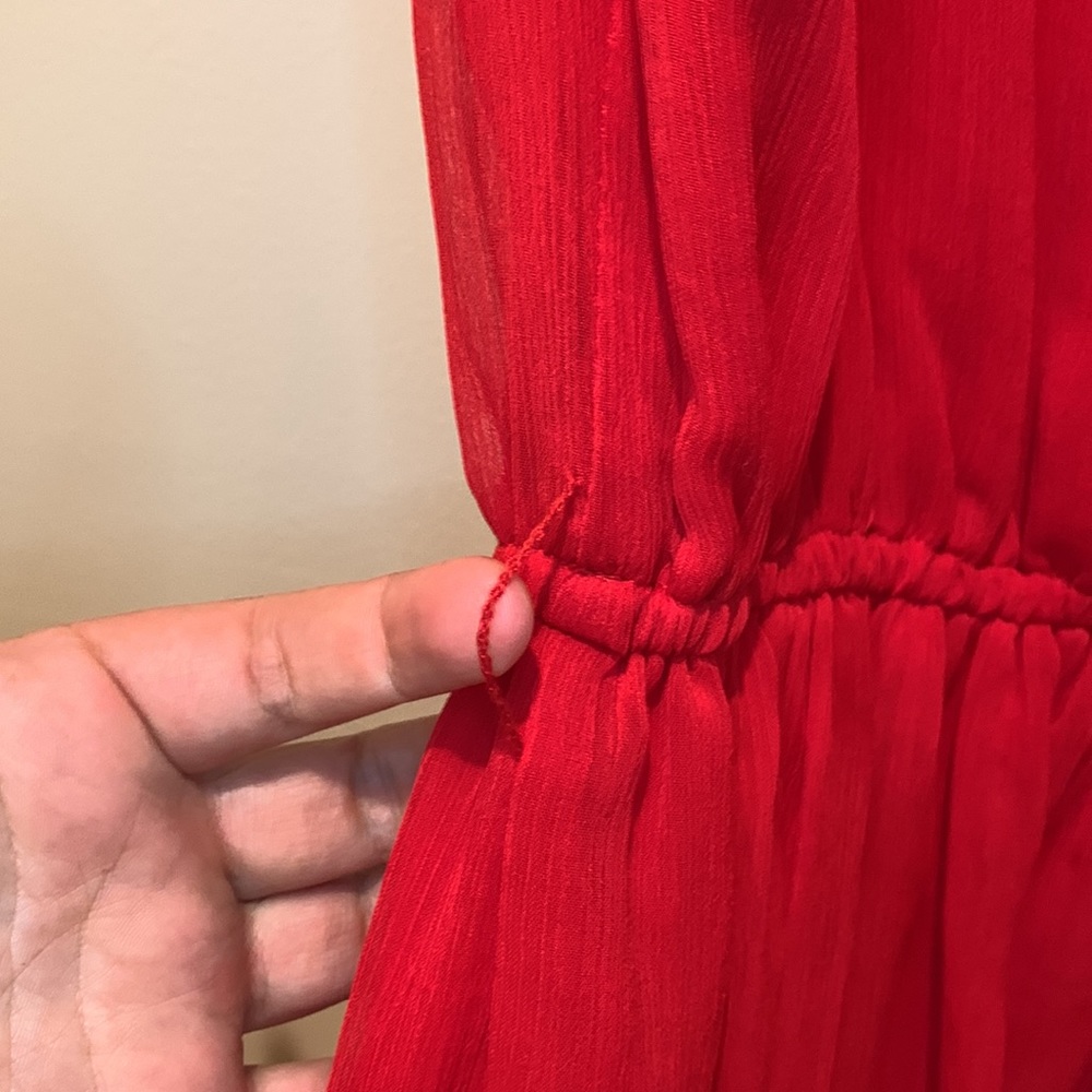 Red Mid Dress - Picture 6 of 9